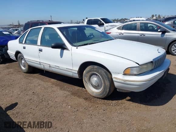 1996 Chevrolet Caprice 1SA Special Value with VIN 1G1BL52P3TR154573, listed as a IAAI auction lot 41973281 with 186,293 mi miles and . Bid and sale history available at DreamBid. Image 1.