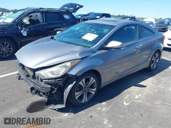 2014 Hyundai Elantra with VIN KMHDH6AH4EU024380, listed as a IAAI auction lot 43090090 with 147,917 mi miles and . Bid and sale history available at DreamBid. Image 2.