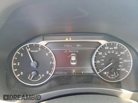 2024 Nissan Altima SV with VIN 1N4BL4DV4RN371844, listed as a Copart auction lot 87033695 with 47,520 mi miles and Clean title. Bid and sale history available at DreamBid. Image 9.