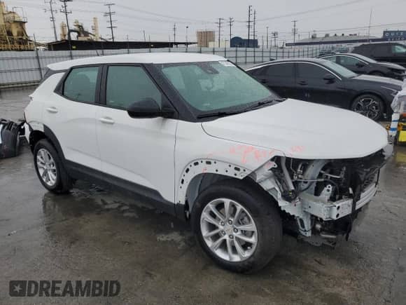 2024 Chevrolet TrailBlazer LS с VIN KL79MMSL3RB065966, выставлен на аукционе Copart как лот 47248535 с пробегом 8 254 миль миль и Списание • Salvage title. История ставок и продаж доступна на DreamBid. Изображение 4.