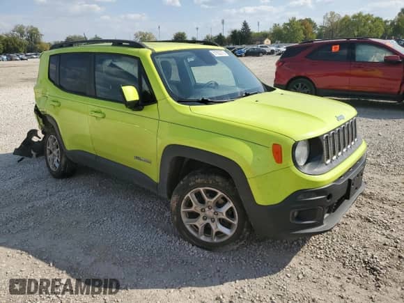 2017 Jeep Renegade Latitude с VIN ZACCJBBBXHPF26498, выставлен на аукционе Copart как лот 81932275 с пробегом 167 164 миль миль и Списание • Salvage title. История ставок и продаж доступна на DreamBid. Изображение 4.
