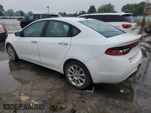 2015 Dodge Dart Limited with VIN 1C3CDFCB4FD142312, listed as a Copart auction lot 59571595 with 149,057 mi miles and Salvage title. Bid and sale history available at DreamBid. Image 2.