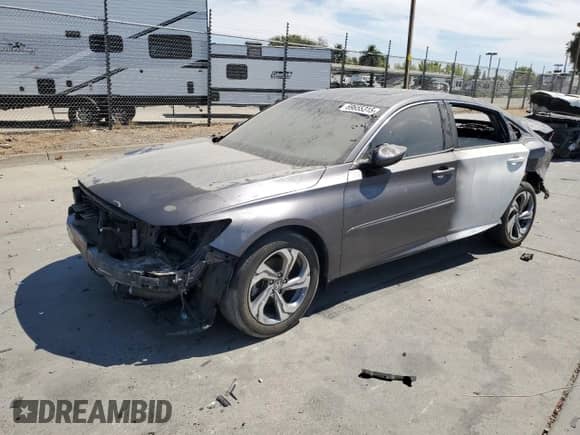 2018 Honda Accord EX-L with VIN 1HGCV1F58JA040380, listed as a Copart auction lot 69655315 with 53,020 mi miles and Non repairable. Bid and sale history available at DreamBid. Image 1.