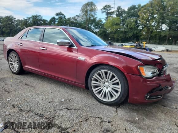 2013 Chrysler 300 C with VIN 2C3CCAET9DH698904, listed as a Copart auction lot 81753255 with 148,416 mi miles and Salvage title. Bid and sale history available at DreamBid. Image 4.