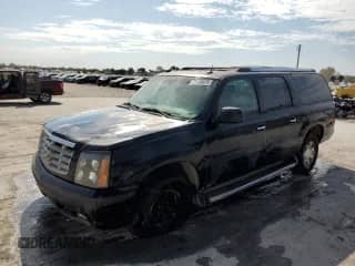 2005 Cadillac Escalade ESV with VIN 3GYFK66N05G221461, listed as a Copart auction lot 71166675 with 228,453 mi miles and Salvage title. Bid and sale history available at DreamBid. Image 1.