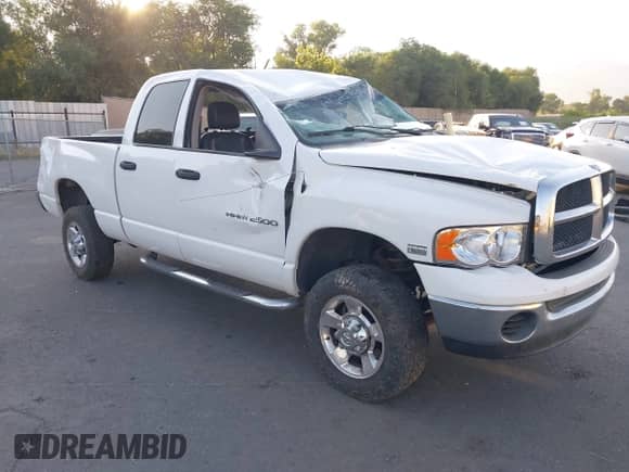 2003 Dodge 2500 ST z VIN 3D7KU28D63G751853, wystawiony jako IAAI lot #42885976 z przebiegiem Nie podano mil oraz . Historia ofert i sprzedaży dostępna na DreamBid. Obrazek 1.