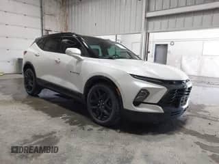 2023 Chevrolet Blazer RS с VIN 3GNKBKRSXPS233767, выставлен на аукционе IAAI как лот 42473882 с пробегом 39 172 миль миль и . История ставок и продаж доступна на DreamBid. Изображение 1.
