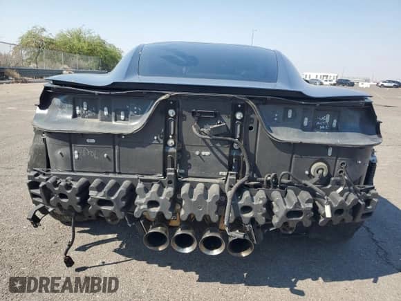 2019 Chevrolet Corvette Z06 3LZ with VIN 1G1YU2D66K5602899, listed as a Copart auction lot 70591644 with Not provided miles and Salvage title. Bid and sale history available at DreamBid. Image 6.