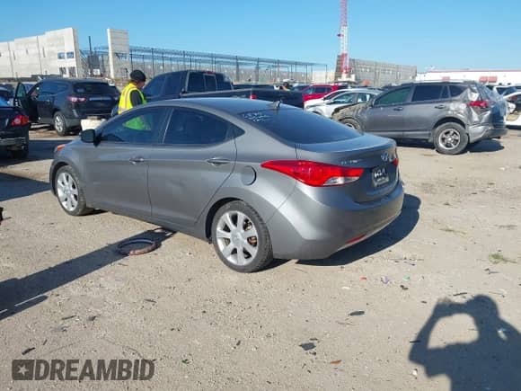 2013 Hyundai Elantra Limited with VIN 5NPDH4AE5DH218021, listed as a IAAI auction lot 42517300 with 74,841 mi miles and . Bid and sale history available at DreamBid. Image 3.