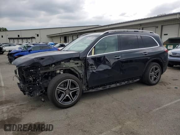 2023 Mercedes-Benz GLS 450 with VIN 4JGFF5KE5PA996314, listed as a Copart auction lot 69310895 with 22,875 mi miles and Salvage title. Bid and sale history available at DreamBid. Image 1.
