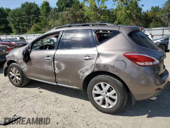 2012 Nissan Murano SL с VIN JN8AZ1MU3CW102542, выставлен на аукционе Copart как лот 71402455 с пробегом 94 476 миль миль и Списание • Salvage title. История ставок и продаж доступна на DreamBid. Изображение 2.