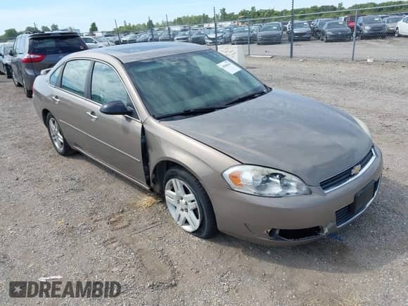 2007 Chevrolet Impala LTZ с VIN 2G1WU58R279254204, выставлен на аукционе IAAI как лот 42966163 с пробегом 189 744 миль миль и . История ставок и продаж доступна на DreamBid. Изображение 1.