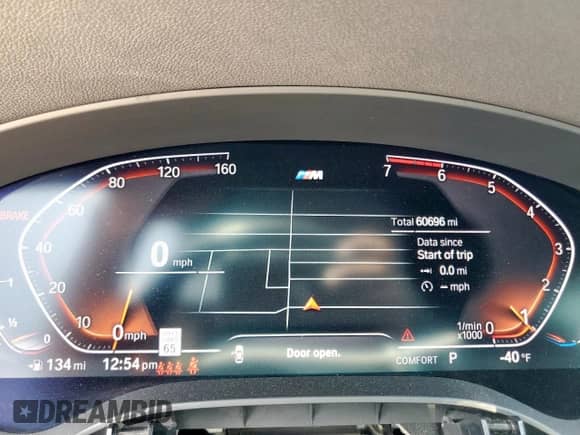 2020 BMW 5 Series 530i xDrive with VIN WBAJR7C03LWW85088, listed as a Copart auction lot 68526175 with 60,696 mi miles and Salvage title. Bid and sale history available at DreamBid. Image 9.