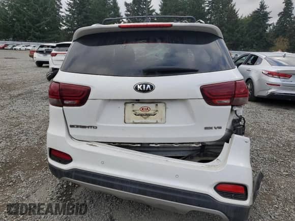 2020 Kia Sorento EX с VIN 5XYPHDA55LG657223, выставлен на аукционе Copart как лот 87040465 с пробегом 73 944 миль миль и Списание • Salvage title. История ставок и продаж доступна на DreamBid. Изображение 6.