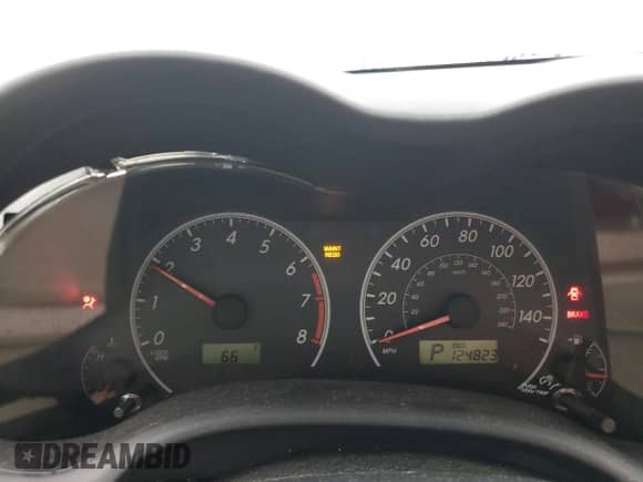 2011 Toyota Corolla L with VIN 2T1BU4EE7BC665799, listed as a Copart auction lot 80504805 with 124,823 mi miles and Salvage title. Bid and sale history available at DreamBid. Image 9.