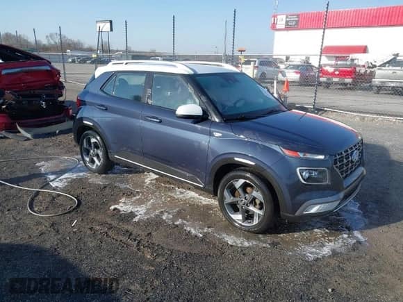 2021 Hyundai Venue Denim с VIN KMHRC8A39MU082116, выставлен на аукционе IAAI как лот 41769462 с пробегом 61 442 миль миль и . История ставок и продаж доступна на DreamBid. Изображение 1.