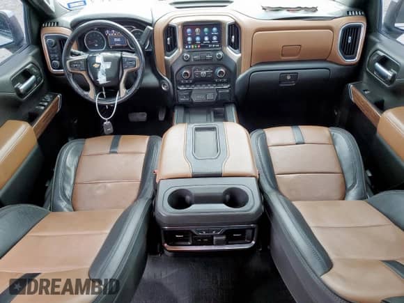 2021 Chevrolet Silverado 1500 High Country with VIN 1GCUYHEL0MZ287191, listed as a Copart auction lot 60449305 with 59,967 mi miles and Clean title. Bid and sale history available at DreamBid. Image 8.