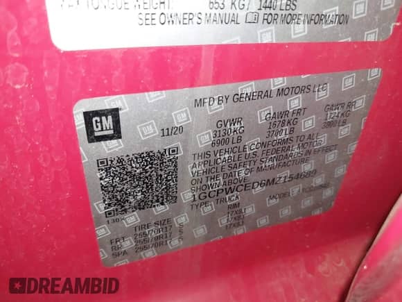 2021 Chevrolet Silverado 1500 LT z VIN 1GCPWCED6MZ154689, wystawiony jako IAAI lot #43211209 z przebiegiem 48 510 mil mil oraz . Historia ofert i sprzedaży dostępna na DreamBid. Obrazek 9.