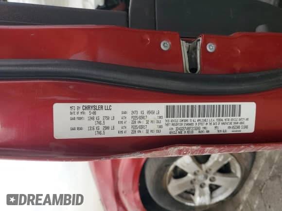 2009 Dodge Journey SXT with VIN 3D4GG57V89T215203, listed as a Copart auction lot 71056615 with 223,065 mi miles and Salvage title. Bid and sale history available at DreamBid. Image 13.