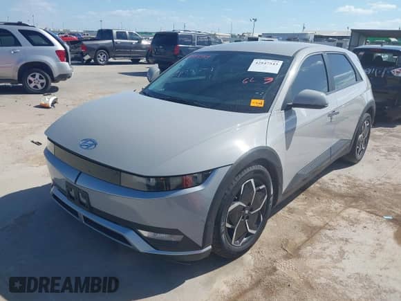 2023 Hyundai Ioniq 5 SE with VIN KM8KM4AE7PU155741, listed as a IAAI auction lot 42847543 with 49,646 mi miles and . Bid and sale history available at DreamBid. Image 21.