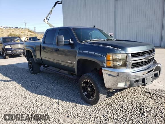2007 Chevrolet Silverado 2500HD 1LT with VIN 1GCHK23K37F560768, listed as a Copart auction lot 80843515 with 115,194 mi miles and Salvage title. Bid and sale history available at DreamBid. Image 4.