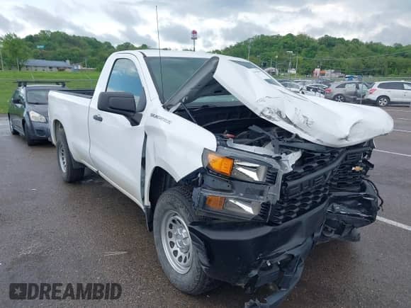 2020 Chevrolet Silverado 1500 Work Truck with VIN 3GCNWAEF8LG228206, listed as a IAAI auction lot 42151947 with 73,333 mi miles and . Bid and sale history available at DreamBid. Image 1.