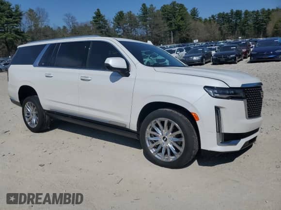 2022 Cadillac Escalade ESV Premium Luxury с VIN 1GYS4LKL0NR246372, выставлен на аукционе Copart как лот 54591685 с пробегом 37 168 миль миль и Списание • Salvage title. История ставок и продаж доступна на DreamBid. Изображение 4.