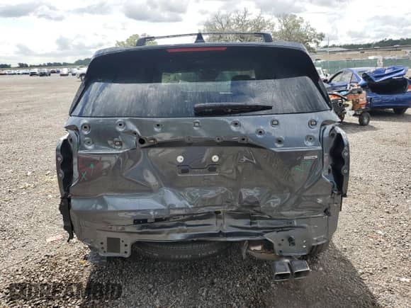 2025 Hyundai Palisade XRT with VIN KM8R3DGE9SU889993, listed as a Copart auction lot 56462255 with 580 mi miles and Salvage title. Bid and sale history available at DreamBid. Image 6.