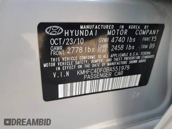 2011 Hyundai Azera Limited z VIN KMHFC4DF0BA551979, wystawiony jako Copart lot #83422474 z przebiegiem 98 752 mil mil oraz Czysty tytuł • Clean title. Historia ofert i sprzedaży dostępna na DreamBid. Obrazek 14.