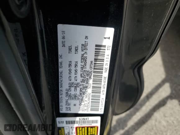 2018 Toyota Tacoma SR5 with VIN 5TFRZ5CN6JX068362, listed as a Copart auction lot 83880124 with Not provided miles and Salvage title. Bid and sale history available at DreamBid. Image 12.