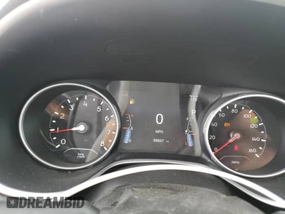 2018 Jeep Compass Latitude with VIN 3C4NJDBB9JT251810, listed as a Copart auction lot 80884855 with 69,847 mi miles and Salvage title. Bid and sale history available at DreamBid. Image 9.