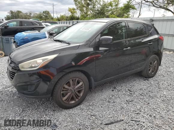 2015 Hyundai Tucson GLS with VIN KM8JT3AF1FU049382, listed as a Copart auction lot 90319205 with 138,305 mi miles and Salvage title. Bid and sale history available at DreamBid. Image 1.