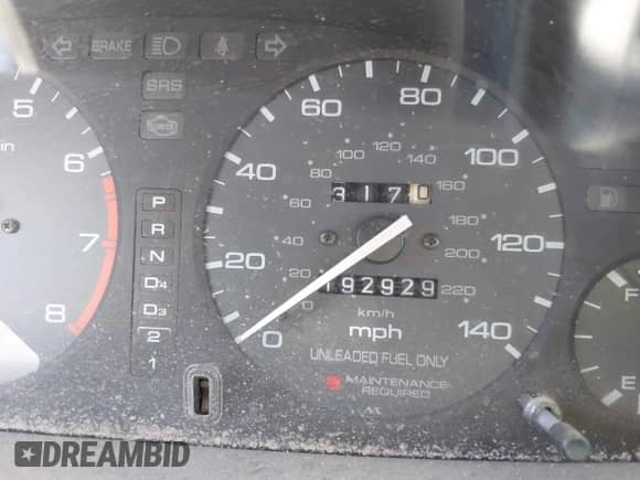 1997 Honda Accord Value z VIN 1HGCD5682VA171573, wystawiony jako IAAI lot #42238337 z przebiegiem 192 929 mil mil oraz . Historia ofert i sprzedaży dostępna na DreamBid. Obrazek 7.