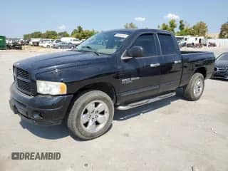 2005 Dodge 1500 SLT z VIN 1D7HU18D55S191579, wystawiony jako Copart lot #80483805 z przebiegiem 101 026 mil mil oraz Szkoda całkowita • Salvage title. Historia ofert i sprzedaży dostępna na DreamBid. Obrazek 1.