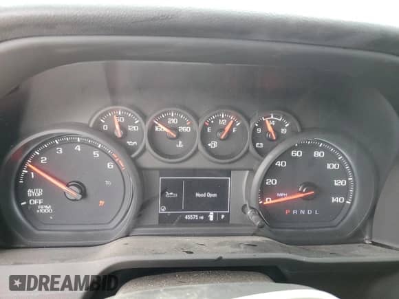 2022 Chevrolet Silverado 1500 Work Truck with VIN 3GCNWAEK9NG185348, listed as a Copart auction lot 51821065 with 45,575 mi miles and Salvage title. Bid and sale history available at DreamBid. Image 9.