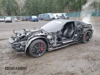 2017 Chevrolet Corvette Z06 1LZ with VIN 1G1YP2D65H5603316, listed as a Copart auction lot 88486525 with 50,236 mi miles and Clean title. Bid and sale history available at DreamBid. Image 1.