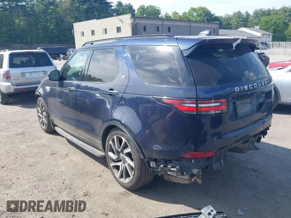 2017 Land Rover Discovery HSE Luxury with VIN SALRHBBV8HA032973, listed as a IAAI auction lot 42214812 with 136,058 mi miles and . Bid and sale history available at DreamBid. Image 3.