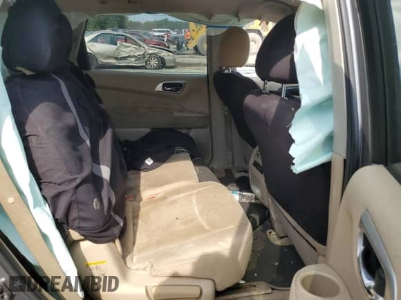 2015 Nissan Pathfinder SV с VIN 5N1AR2MN6FC658520, выставлен на аукционе Copart как лот 70741625 с пробегом Не указан миль и Списание • Salvage title. История ставок и продаж доступна на DreamBid. Изображение 11.