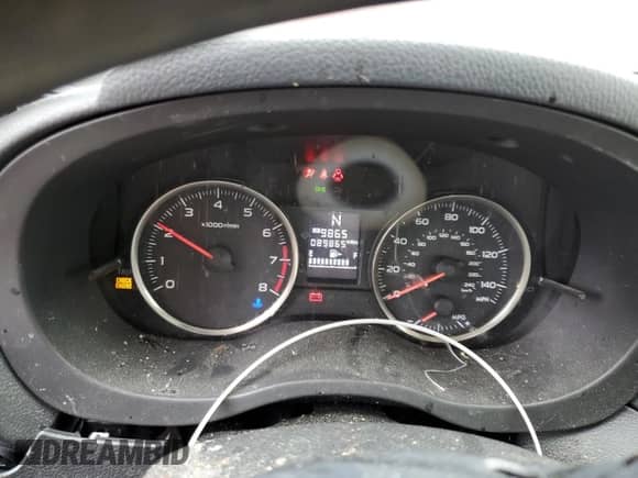 2016 Subaru Impreza with VIN JF1GJAA68GH014167, listed as a Copart auction lot 84834995 with 89,865 mi miles and Salvage title. Bid and sale history available at DreamBid. Image 9.