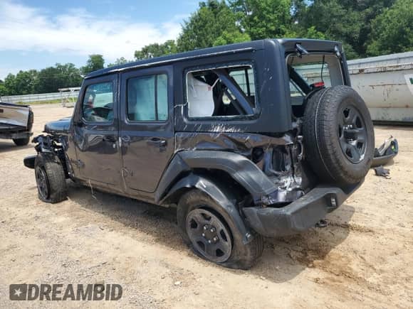 2025 Jeep Wrangler Sport S с VIN 1C4PJXDN1SW544226, выставлен на аукционе Copart как лот 63291975 с пробегом 2 993 миль миль и Списание • Salvage title. История ставок и продаж доступна на DreamBid. Изображение 2.