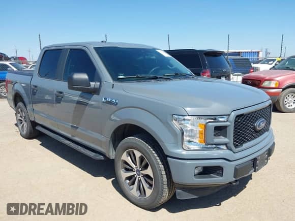 2019 Ford F-150 XL with VIN 1FTEW1E55KKC76311, listed as a IAAI auction lot 42700660 with 106,181 mi miles and . Bid and sale history available at DreamBid. Image 1.