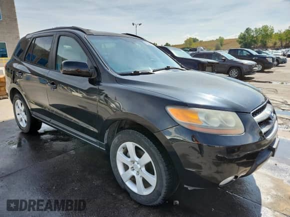2007 Hyundai Santa Fe SE with VIN 5NMSH73E97H102098, listed as a Copart auction lot 70004575 with 148,596 mi miles and Clean title. Bid and sale history available at DreamBid. Image 4.