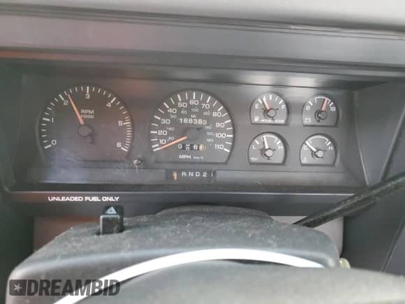 1994 Dodge Dakota z VIN 1B7FL26X2RW148582, wystawiony jako Copart lot #87962505 z przebiegiem 166 363 mil mil oraz Szkoda całkowita • Salvage title. Historia ofert i sprzedaży dostępna na DreamBid. Obrazek 9.