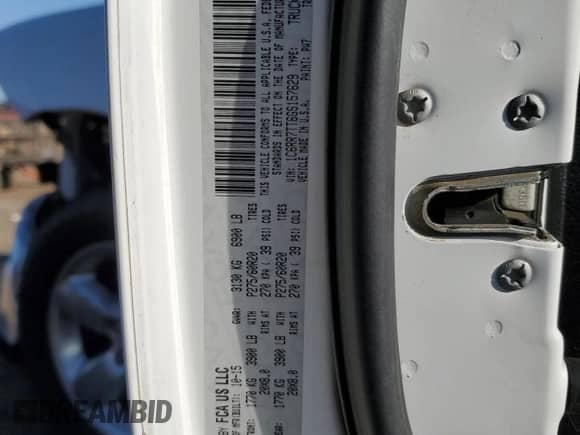 2016 Ram 1500 Big Horn с VIN 1C6RR7TT6GS157629, выставлен на аукционе Copart как лот 68287495 с пробегом 158 350 миль миль и Списание • Salvage title. История ставок и продаж доступна на DreamBid. Изображение 12.