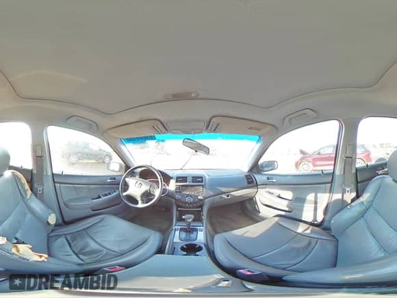 2003 Honda Accord EX with VIN JHMCM56693C042033, listed as a Copart auction lot 81825155 with 220,490 mi miles and Salvage title. Bid and sale history available at DreamBid. Image 14.