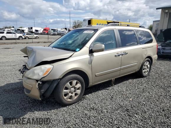 2007 Hyundai Entourage GLS с VIN KNDMC233876041882, выставлен на аукционе Copart как лот 51543355 с пробегом 217 748 миль миль и Списание • Salvage title. История ставок и продаж доступна на DreamBid. Изображение 1.