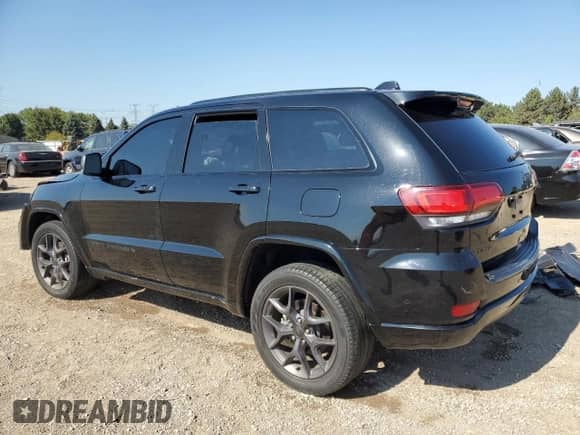 2021 Jeep Grand Cherokee Limited z VIN 1C4RJFBG8MC525667, wystawiony jako Copart lot #80100365 z przebiegiem 42 068 mil mil oraz Szkoda całkowita • Salvage title. Historia ofert i sprzedaży dostępna na DreamBid. Obrazek 2.