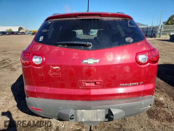 2012 Chevrolet Traverse 1LT with VIN 1GNKRGED6CJ257446, listed as a Copart auction lot 85340635 with 154,696 mi miles and Clean title. Bid and sale history available at DreamBid. Image 6.