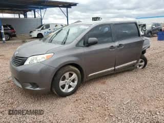 2014 Toyota Sienna L with VIN 5TDZK3DC5ES474294, listed as a Copart auction lot 55762625 with 88,969 mi miles and Salvage title. Bid and sale history available at DreamBid. Image 1.