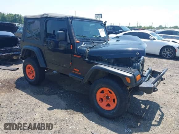 2006 Jeep Wrangler Sport z VIN 1J4FA49S16P784119, wystawiony jako IAAI lot #42470790 z przebiegiem Nie podano mil oraz . Historia ofert i sprzedaży dostępna na DreamBid. Obrazek 1.